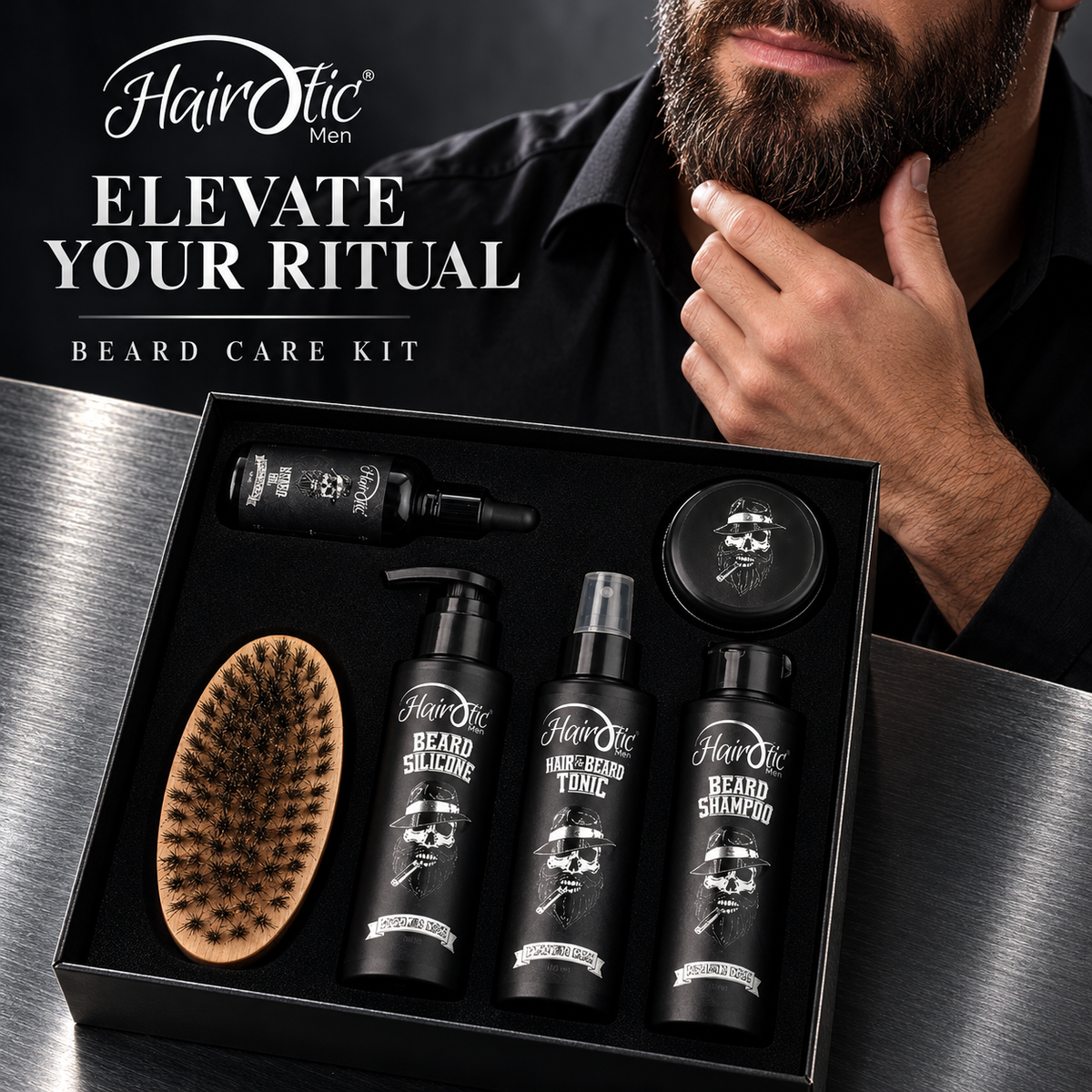 Beard kit 6Pc
