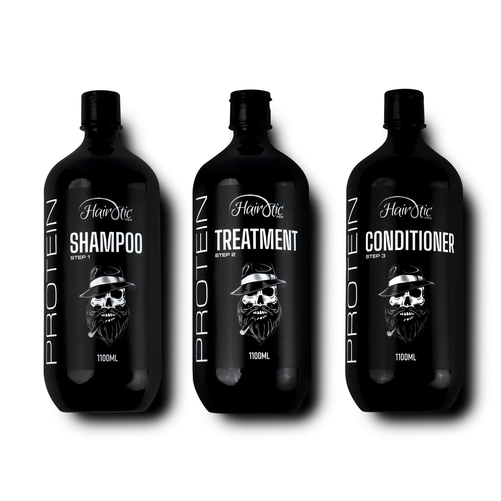 Hair Treatment Set 1100 mL (Shampoo, Protein Conditioner, Treatment) 1100ml