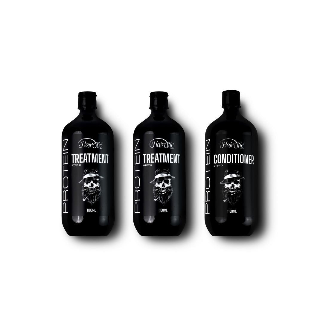 Hair Treatment Set 1100 mL (Shampoo, Protein Conditioner, Treatment) 1100ml